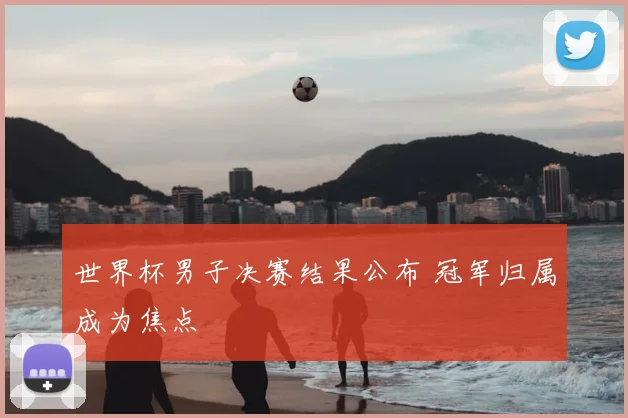 世界杯男子决赛结果公布 冠军归属成为焦点